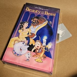 *RARE* Beauty and the Beast VHS Tape Clutch Bag
